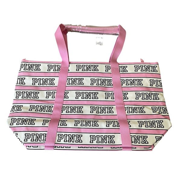 💗🏷️PINK Victoria’s Secret Branded Tote Bag. NWT! Measurements in pictures. - Picture 1 of 10